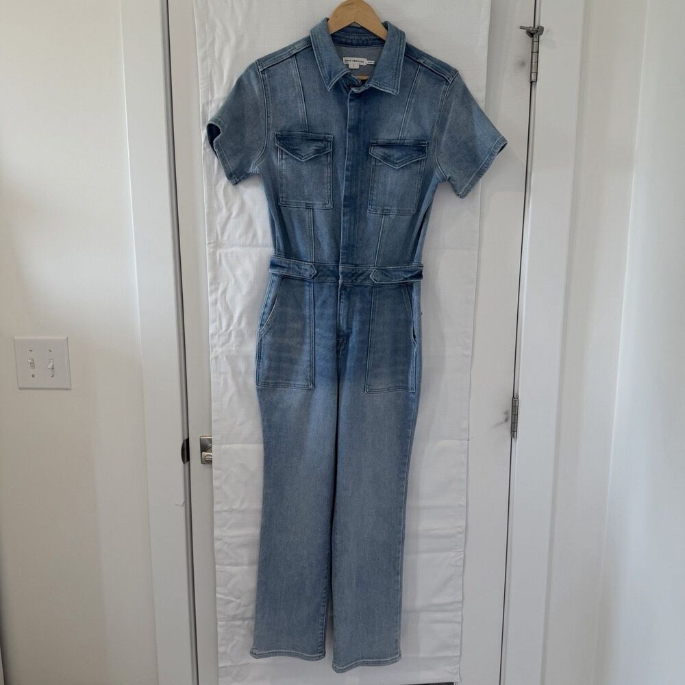 Good American Fit for Success Jumpsuit Women Petite Large Blue Coverall Street